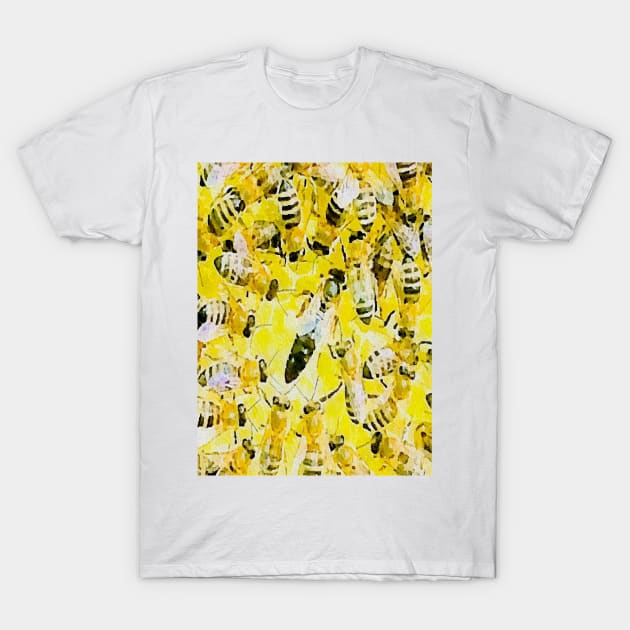 Swarm of bees T-Shirt by Banyu_Urip